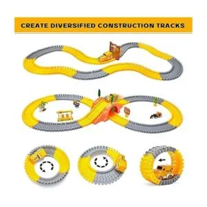 OR OR TU Juego de 342 piezas de juguetes de carreras de_3