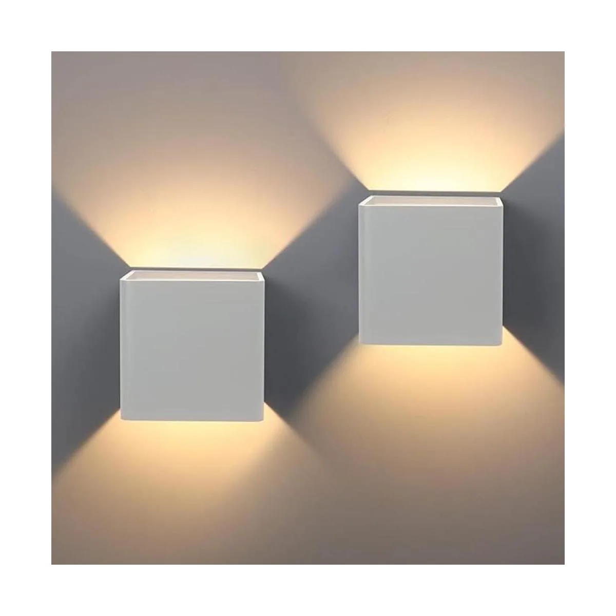 Ralbay Apliques LED modernos para pared paquete de 2_1