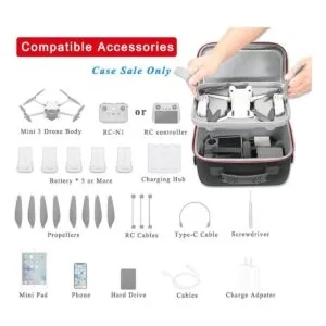 RLSOCO Estuche rígido para DJI Mini 3 Pro Compatible con_4