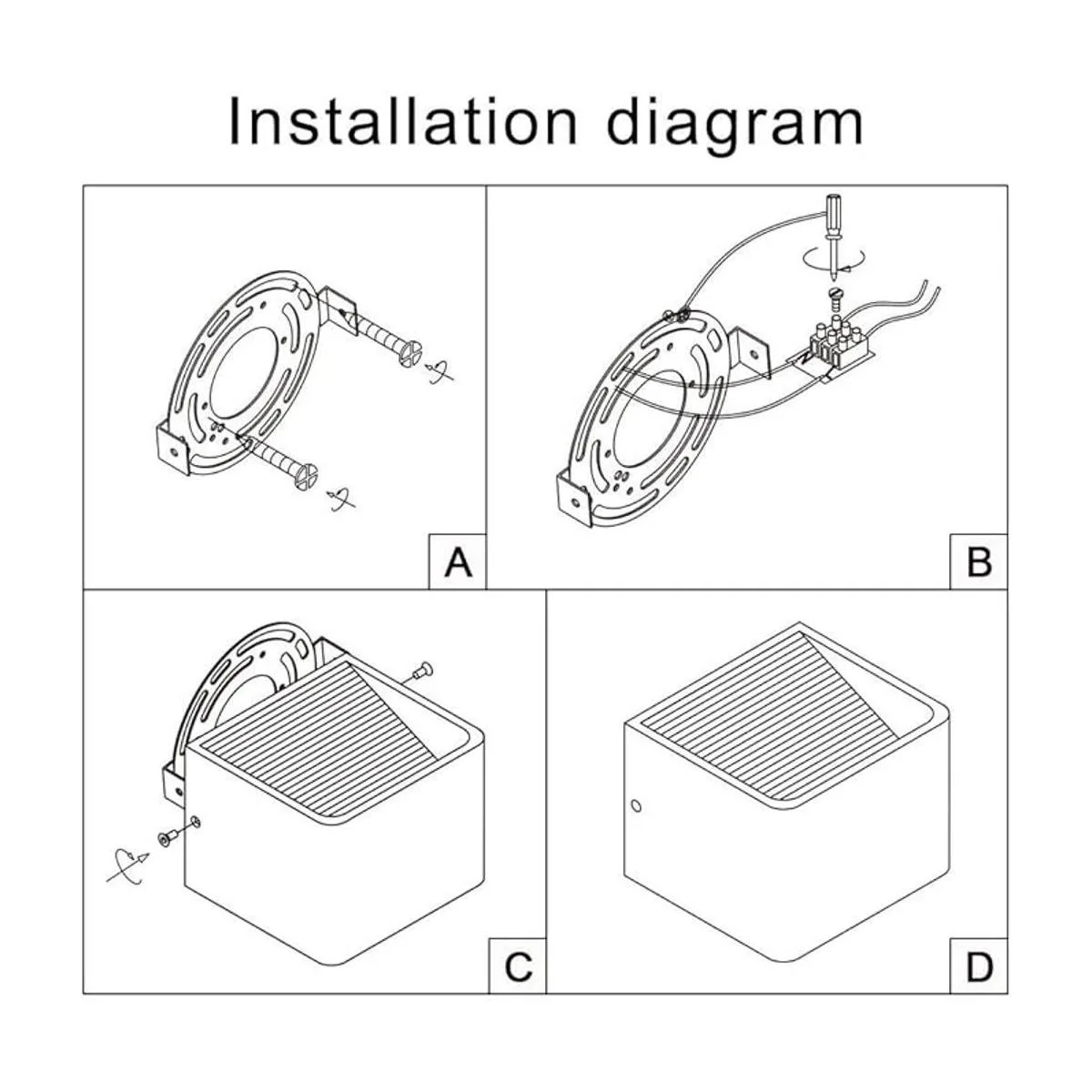 Ralbay Apliques LED modernos para pared paquete de 2_6