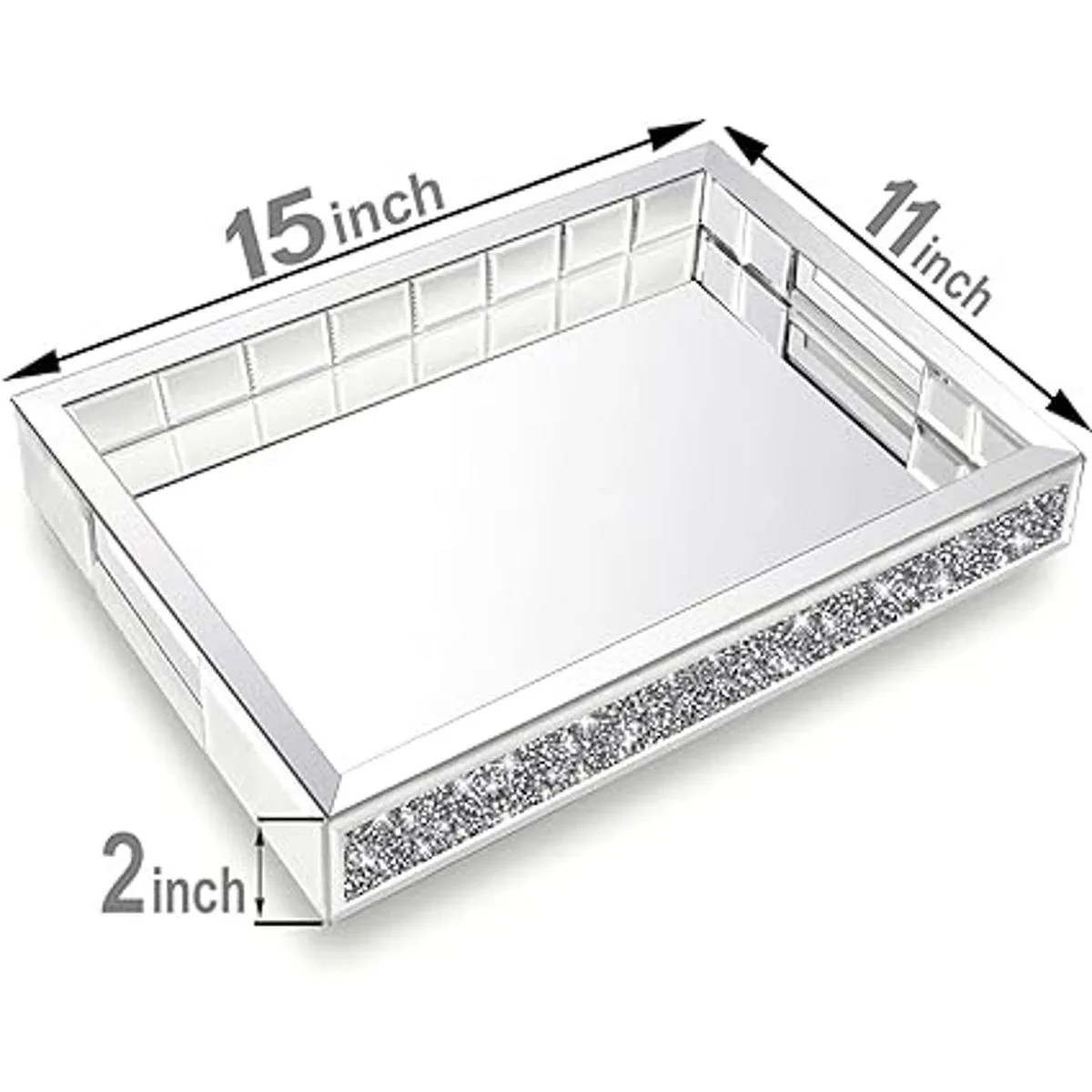 Wocred Organizador de joyas de espejo para dormitorio_7