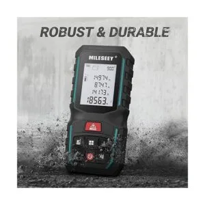 MiLESEEY Cinta métrica láser de 196 pies con sensor de_6