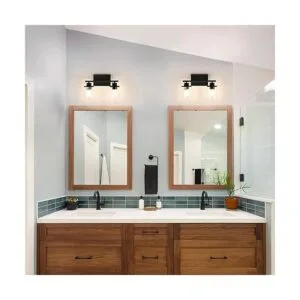 EDISHINE Lámpara de tocador de baño 2 lámparas de baño_6