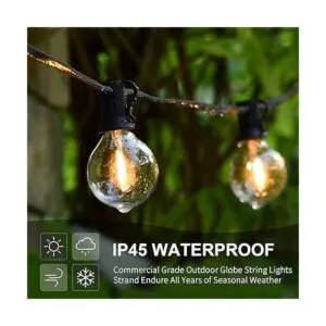 Cadena de luces para exteriores de 100 pies para_3