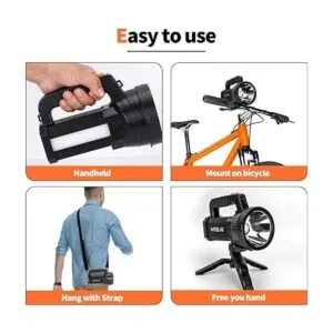 WEILAI Superbright Linterna LED de mano potente linterna_6