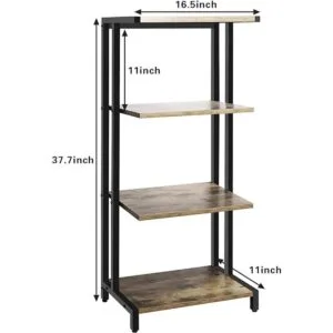 Xcosrack Estante de baño de 4 niveles estante de_3