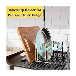 Escurridor de platos para organización y almacenamiento de_5