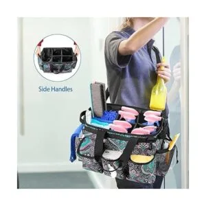 LoDrid Bolsa grande de limpieza portátil con divisor_4