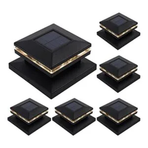 Dynaming Paquete de 6 luces solares para postes luces_1