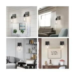 2 luces enchufables para tocador de baño modernas luces_6