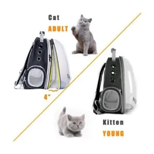Mochila expandible para gatos se adapta a hasta 20_5