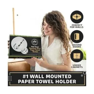 Dispensador de papel de pared con una sola mano soporte_3