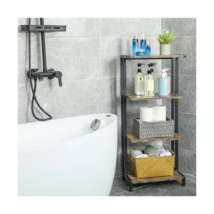 Xcosrack Estante de baño de 4 niveles estante de_6