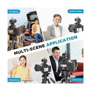 Saramonic Micrófono de cámara compacta con condensador de_5