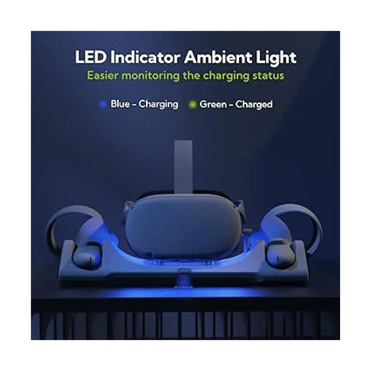 ZYBER Base de carga para Meta Quest 2 soporte de carga de_2
