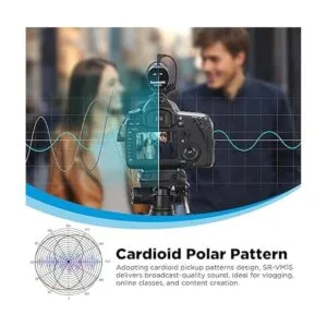 Saramonic Micrófono de cámara compacta con condensador de_2