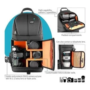 Neewer Funda profesional para cámara Nikon Canon Sony y_5