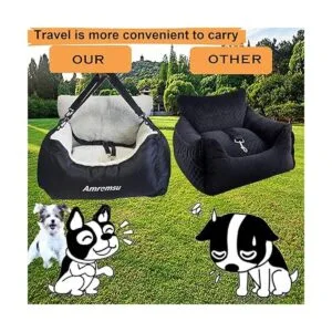Asiento de coche para perros pequeños totalmente_6