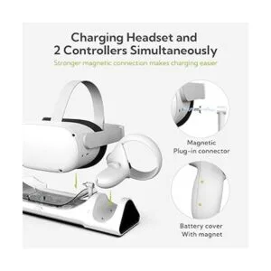 ZYBER Base de carga para Meta Quest 2 soporte de carga de_3