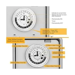 Suraielec Temporizador de piscina interruptor de_4