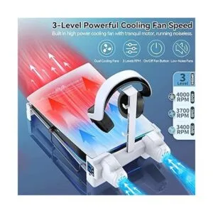 Soporte horizontal PS5 con ventiladores de enfriamiento de_2