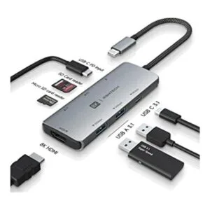 RSHTECH Hub USB C adaptador de dongle USB C con HDMI 8K_1