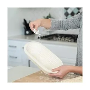 Bulka Cesta ovalada Banneton a prueba de pan pulpa de_6