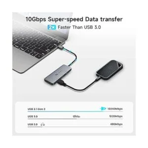 RSHTECH Hub USB C adaptador de dongle USB C con HDMI 8K_3