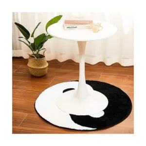 Ying Yang Alfombra decorativa Yin Yang alfombra circular_6