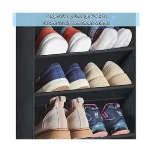 2 Pack Over The Door Shoe Organizer Hanging Shoe Organizer_4