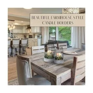 Decoración rústica de farol de granja elegantes linternas_3