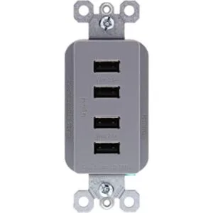 Legrand Radiante 15 Amp Decorator Outlet de pared con_1