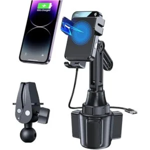 MOKPR Cargador inalámbrico para automóvil soporte para_1