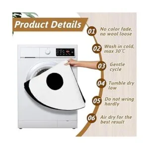 Ying Yang Alfombra decorativa Yin Yang alfombra circular_5