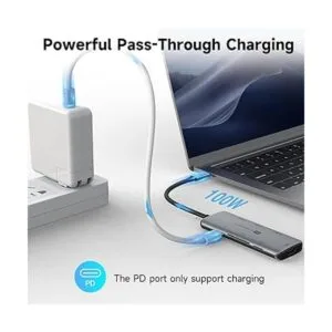 RSHTECH Hub USB C adaptador de dongle USB C con HDMI 8K_4