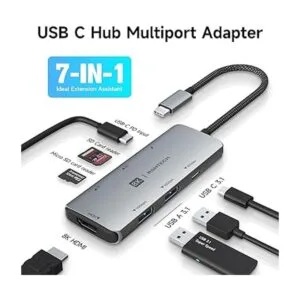 RSHTECH Hub USB C adaptador de dongle USB C con HDMI 8K_6