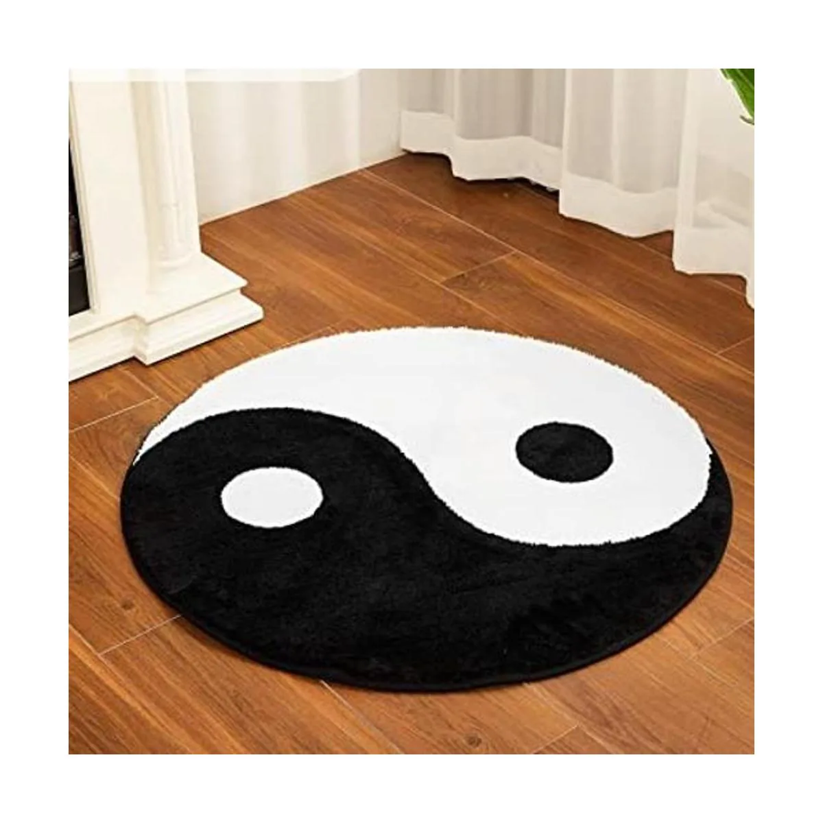 Ying Yang Alfombra decorativa Yin Yang alfombra circular_1