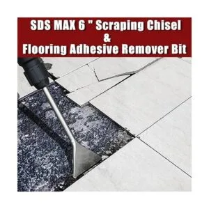 JACKCHEN Azulejo de 6 pulgadas de ancho y vástago SDSMax_6