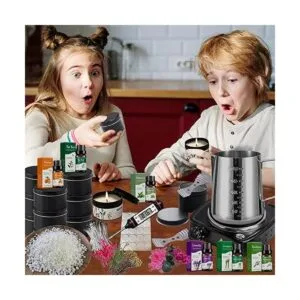 FAIRYELF Kit de fabricación de velas con derretidor de_2