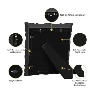 Saysmile Marco de fotos vintage de 8 x 10 pulgadas con_3