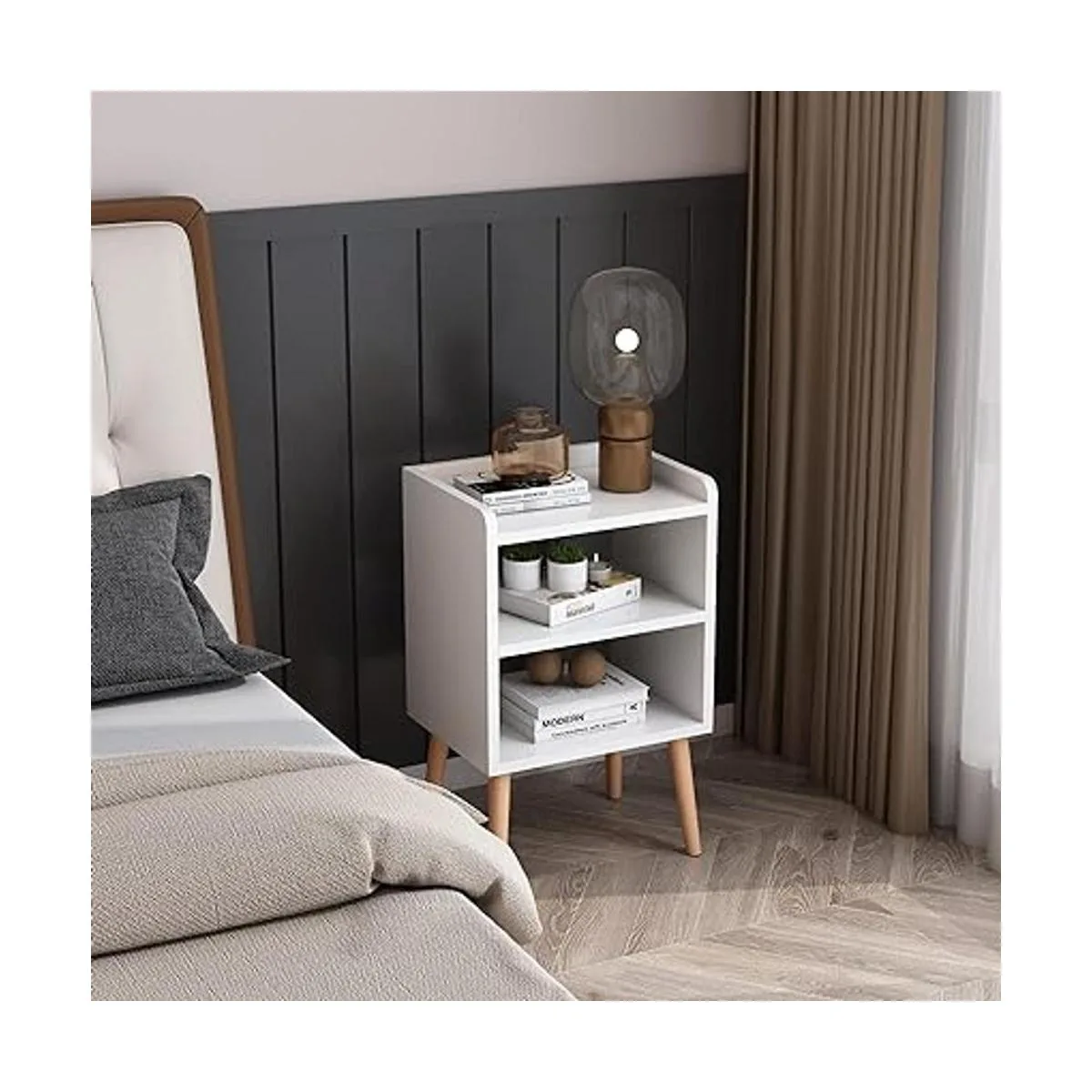 LUCKNOCK Mesita de noche modernas mesitas de noche de_4