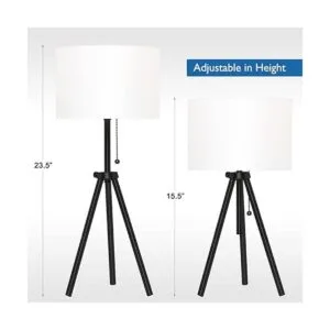 OBright Lámpara de mesa de trípode ajustable en altura_2