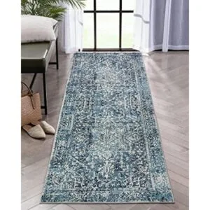 Morebes Alfombra persa vintage de 2 x 6 pulgadas lavable_1