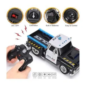 RC Control remoto policía camioneta vehículo de juguete_3