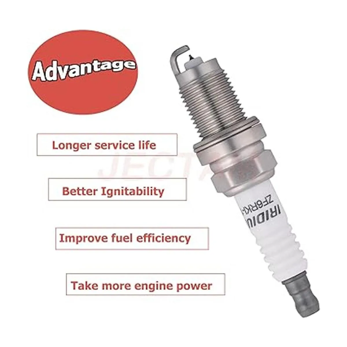 Jectam Bujía iridio 6 piezas IZFR6K11 6994 compatible con_6