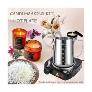 FAIRYELF Kit de fabricación de velas con derretidor de_4