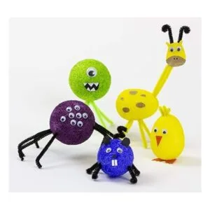 Hygloss Products Bolas de poliestireno blancas para artes_5