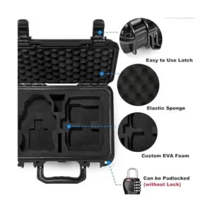 LEKUFEE Funda rígida compacta e impermeable compatible con_3