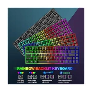 Snpurdiri Combo de teclado y mouse inalámbrico para juegos_5