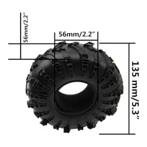 ShareGoo 4 llantas de goma para orugas de 2.2 pulgadas_6